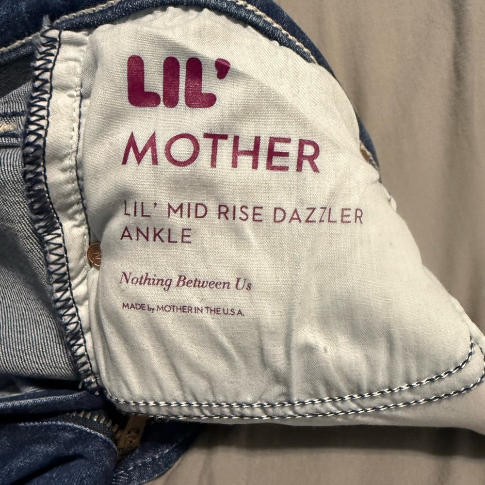 Mother Lil Mid Rize Dazzler Sz 30 - Nothing Between Us - Picture 4 of 6